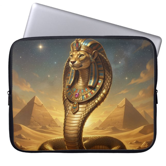 Capa Para Notebook Wadjet – Egyptian Cobra Goddess (Frente)