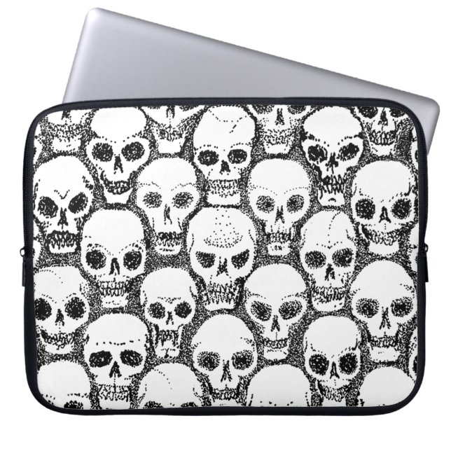Capa Para Notebook Wall o' Skulls (Frente)