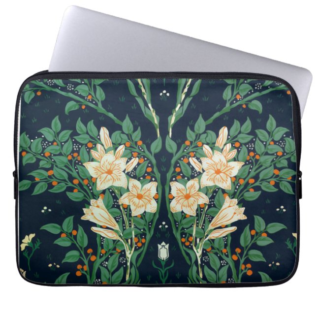 Capa Para Notebook Walter Crane "Francesca" Botânico (Frente)