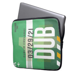 Capa Para Notebook WanderTag - Bolsa de laptop minimalista de Dublin