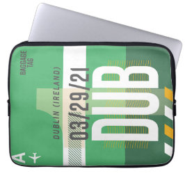 Capa Para Notebook WanderTag - Bolsa de laptop minimalista de Dublin