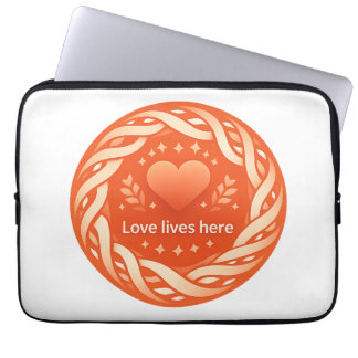Capa Para Notebook Warm Home Love Design