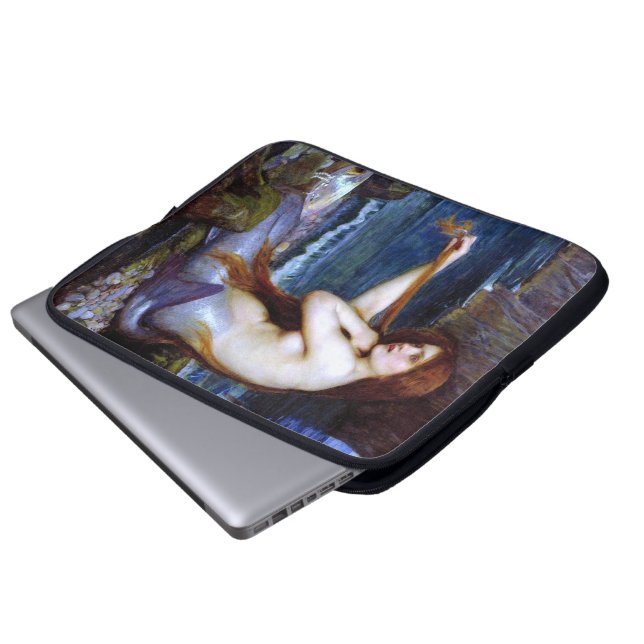 Capa Para Notebook Waterhouse: A sereia (Frente Inferior)
