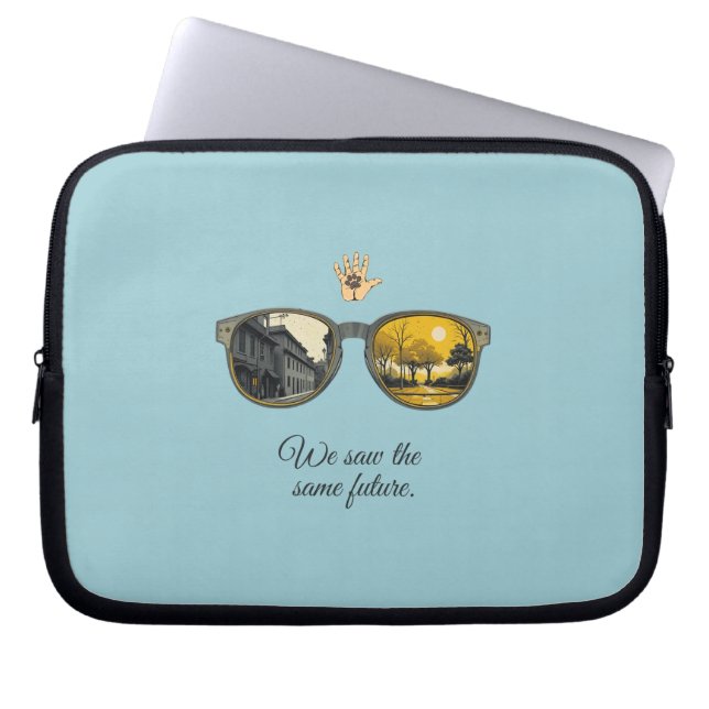 Capa Para Notebook We saw the same future (Frente)