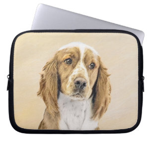Capa Para Notebook Welsh Springer Spaniel Painting - Arte Original De