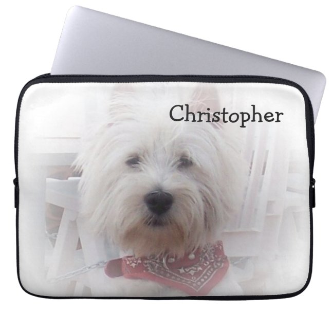 Capa Para Notebook West Highland Terrier (Frente)