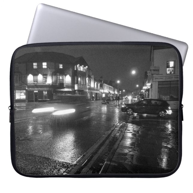 Capa Para Notebook Wet Evening, Salisbury Road Cardiff (3) (Frente)