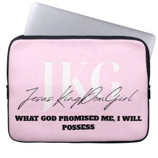 CAPA PARA NOTEBOOK WHAT GOD PROMISED ME, I WILL POSSESS
