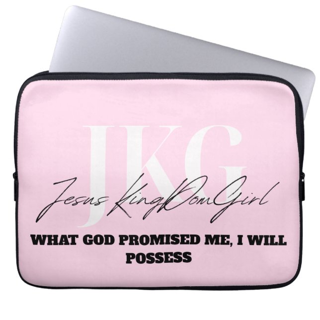 CAPA PARA NOTEBOOK WHAT GOD PROMISED ME, I WILL POSSESS (Frente)