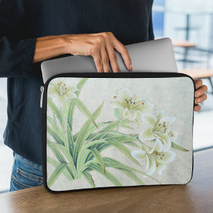 Capa Para Notebook White Lily