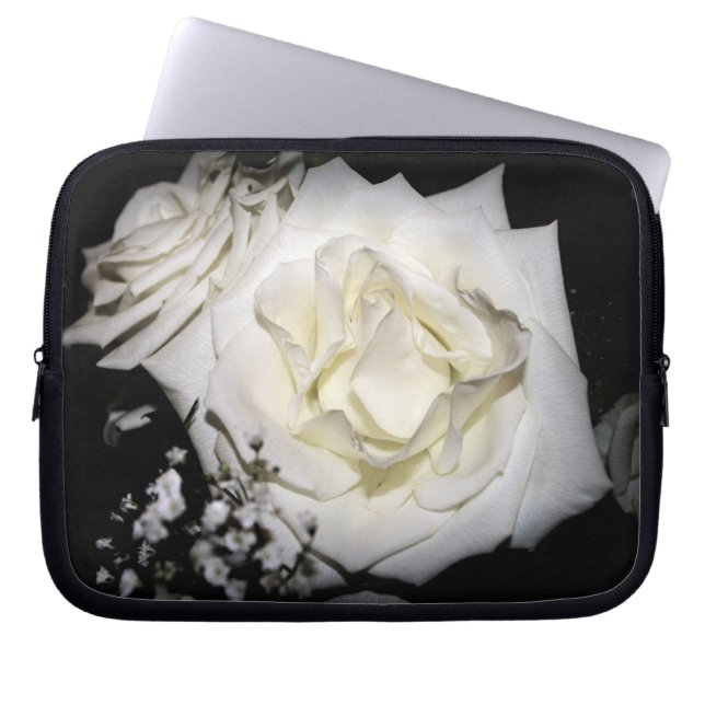 Capa Para Notebook White Rose Bag (Frente)