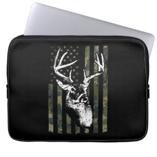 Capa Para Notebook Whitetail Buck Deer Hunting EUA Camouflage Améric