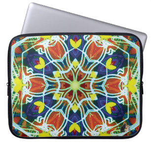 Capa Para Notebook Wicker Kaleidoscope Bolsa de laptop