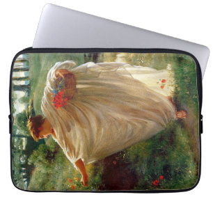 Capa Para Notebook Wild Blossoms (por Edward Poynter)