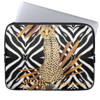 Capa Para Notebook Wild Cheetah