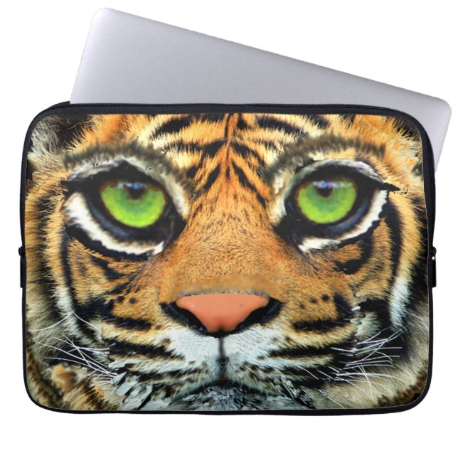 Capa Para Notebook Wild Tiger Face (Frente)