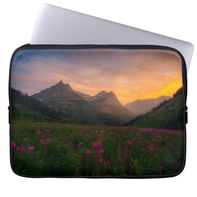 Capa Para Notebook Wildflowers da geleira (Frente)