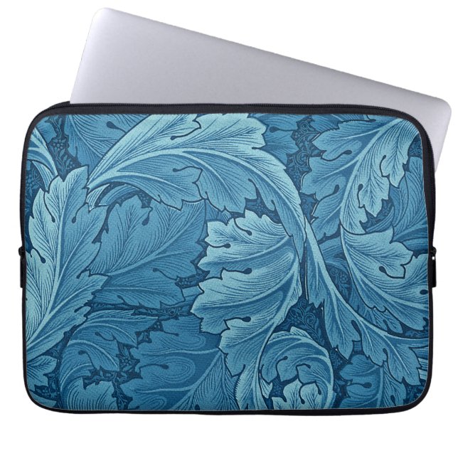 Capa Para Notebook William Morris Acanthus em azul (Frente)