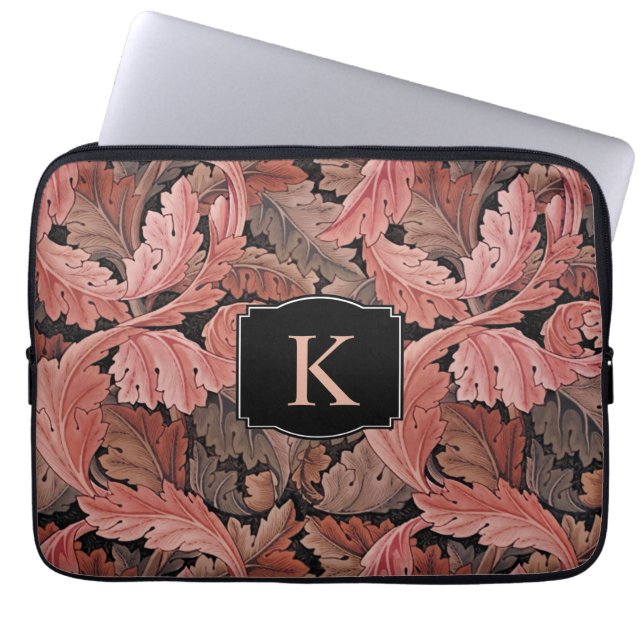 Capa Para Notebook William Morris Acanthus Rosa (Frente)