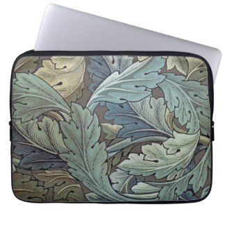 Capa Para Notebook William Morris Acanthus Sage Flor de Floral Botâni