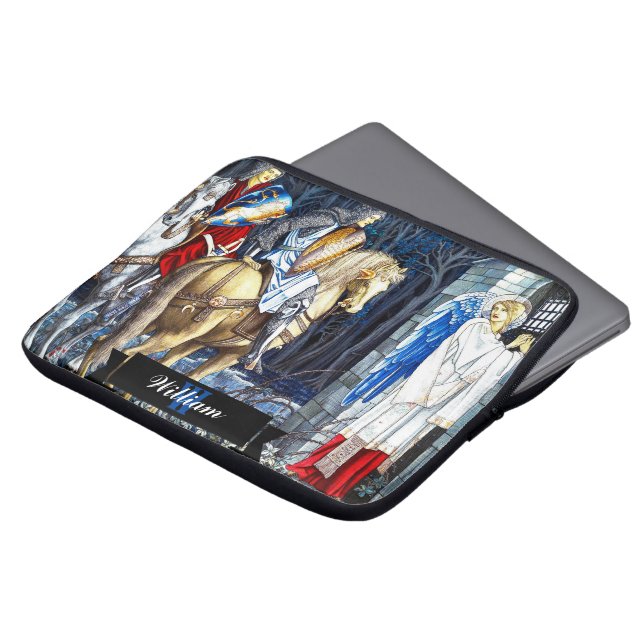 Capa Para Notebook William Morris Angel Art Eletrônicos Bag (Frente Topo)