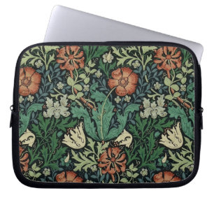 Capa Para Notebook William Morris Compton Floral Art Nouveau Pattern
