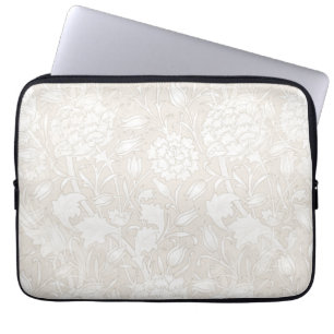 Capa Para Notebook William Morris Floral Patterno na Sepia