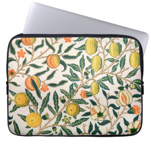 Capa Para Notebook William Morris Fruta Pomegranato Branco Ou Ornamen