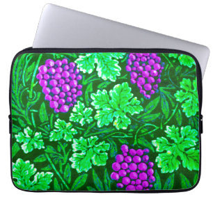 Capa Para Notebook William Morris Grapevine, Purple e Green