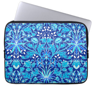 Capa Para Notebook William Morris Hyacinth Impressão, Marinho e Coba