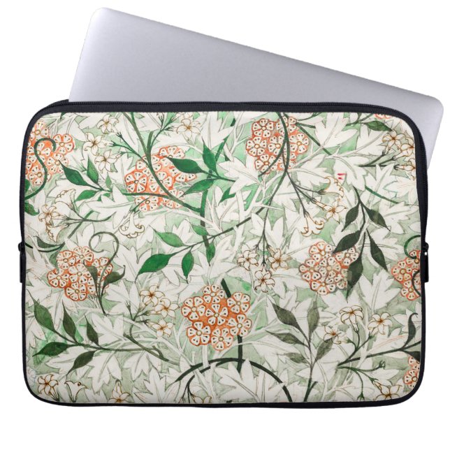 Capa Para Notebook William Morris Jasmine Garden Flower Classic (Frente)