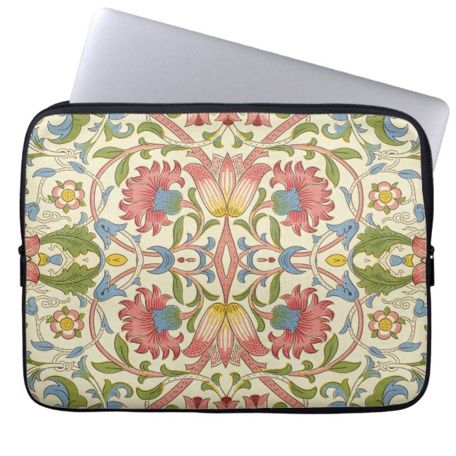 Capa Para Notebook William Morris Loddon Blossom Padrões Florais (Frente)