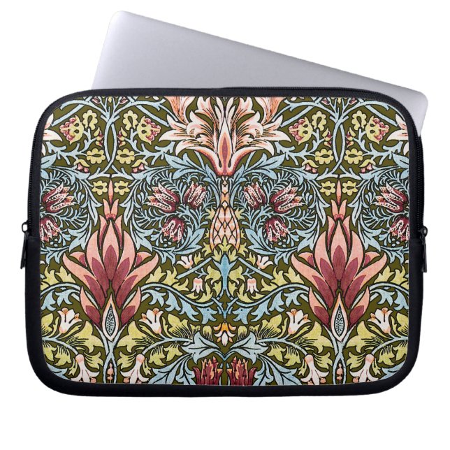 Capa Para Notebook William Morris Snakeshead Padrão Floral (Frente)