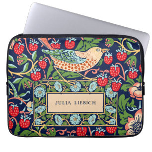 Capa Para Notebook William Morris Strawberry Thef Bolsa de laptop