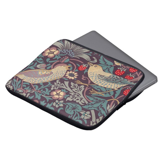 Capa Para Notebook William Morris Strawberry Thef Bolsa de laptop (Frente Topo)