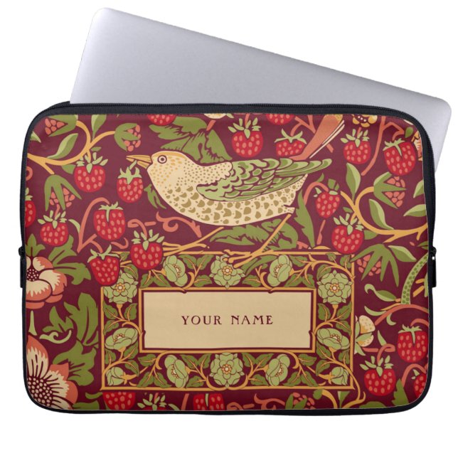 Capa Para Notebook William Morris Strawberry Thef Bolsa de laptop (Frente)