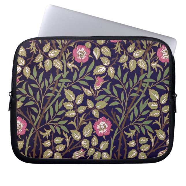 Capa Para Notebook William Morris Sweet Briar Floral Art Nouveau (Frente)