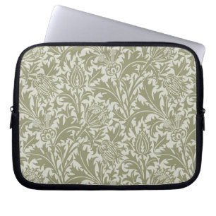 Capa Para Notebook William Morris Thistle Sage - Padrão Verde
