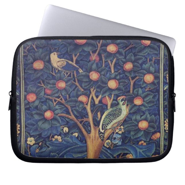 Capa Para Notebook William Morris Woodpecker Tapeçaria Artes e Artesa (Frente)
