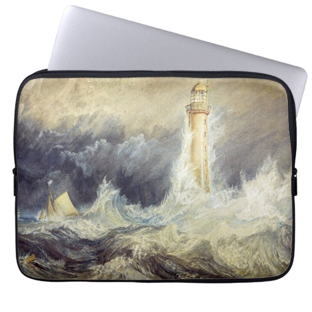 Capa Para Notebook William Turner - Farol de Bell Rock (Frente)