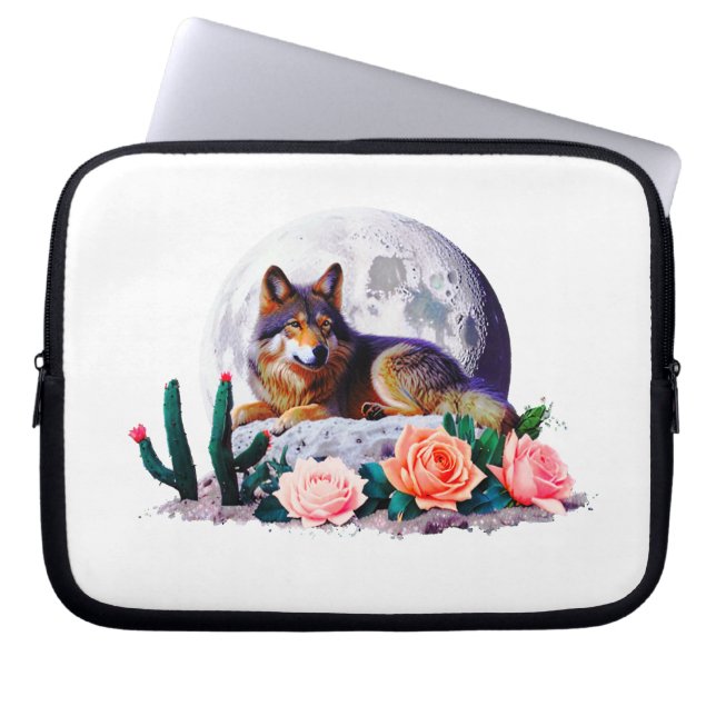 Capa Para Notebook Wolf25: (Frente)