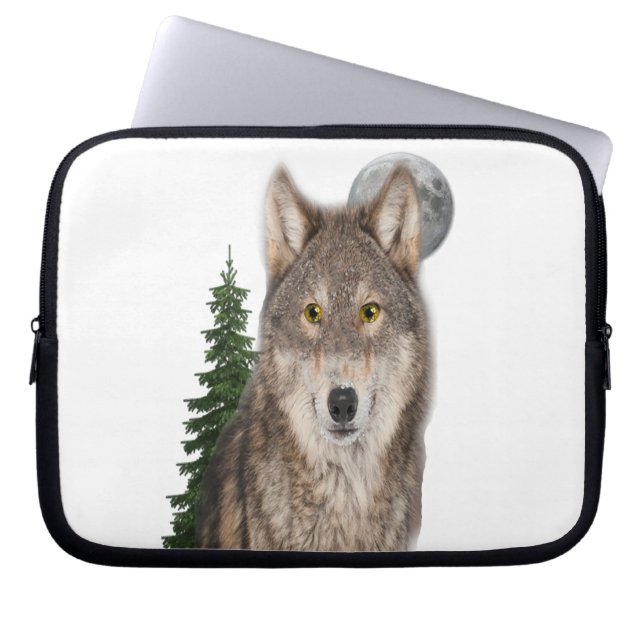 Capa Para Notebook Wolf art (Frente)