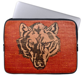 Capa Para Notebook Wolf Head em Red Eletrônicos Bag