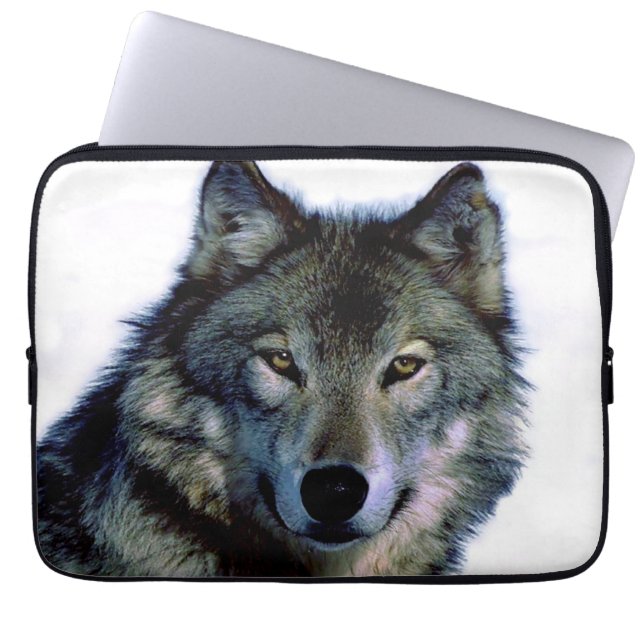 Capa Para Notebook Wolf Portrait (Frente)