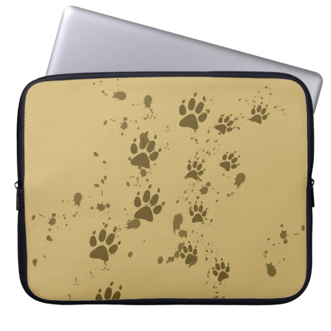 Capa Para Notebook Wolf Tracks (Frente)