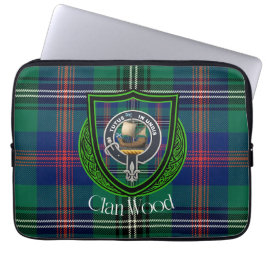 Capa Para Notebook Wood Scottish Clan Tartan and Crest 