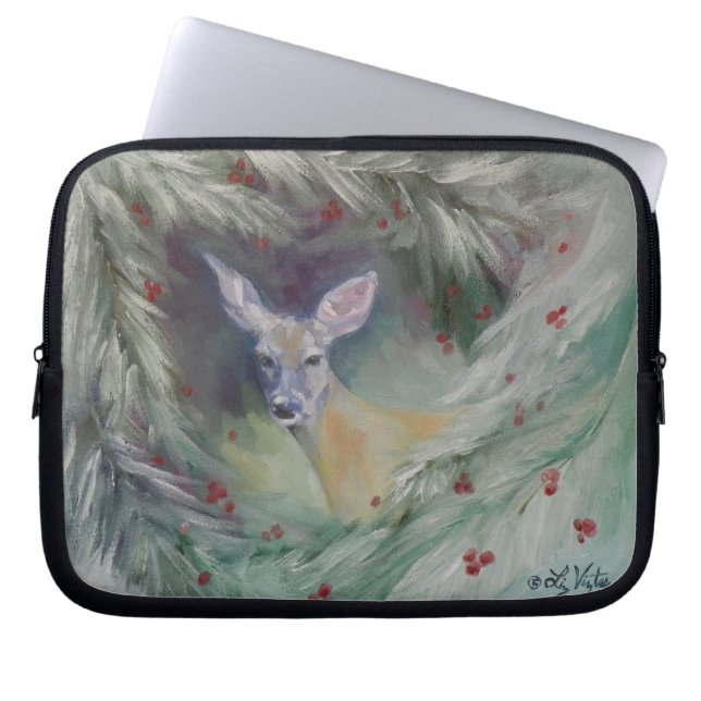 Capa Para Notebook Woodland Spirit Eletrônicos Bag (Frente)