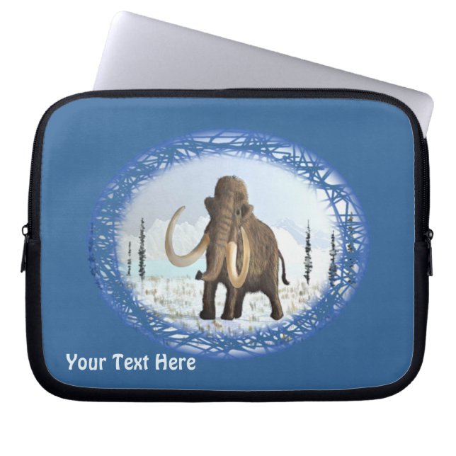 Capa Para Notebook Wooly Mammoth (Frente)