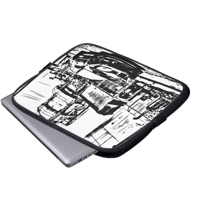 Capa Para Notebook WTI WRX "as ruas " (Frente Inferior)