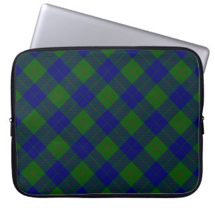 Capa Para Notebook Xadrez azul-tartã-barclay